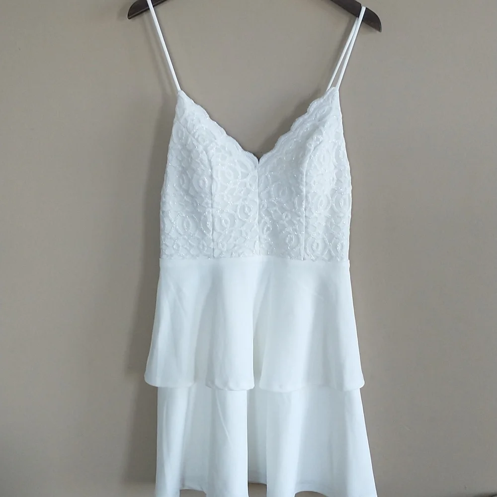 NWT City Studio Party Neutral Dress - Picture 3 of 8